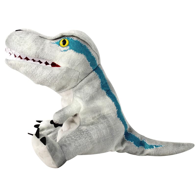 Hand Puppets Dinosaur Puppets for Kids, Dinosaur Toys for Boys Girls, Plush Dinosaur Stuffed Animal Story Toys Gifts for 3-6 Year Old Boy (Velociraptor)