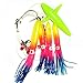 Fish WOW! Fishing Daisy Bird Chain Squid Lure Rig Teaser Trolling - Rainbow