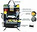 Osenia Backseat Car Organizer w/Detachable Pouch | Extra Large Travel Cargo Storage Carrier for Babies, Toddlers, Kids | Multiple Pockets for Bottles, Tissue Box, Toys, Entertainment