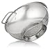 EA-Home Colander Stainless Steel,6-Quart Micro-perforated Strainer with Heavy Duty Handle and Large Base,Strainer for Kitchen,Durable Dishwasher Safe