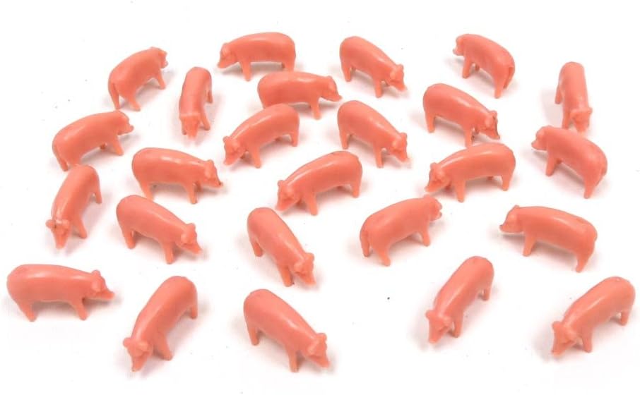mini plastic pigs