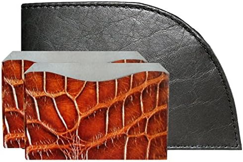 Rogue Wallet RFID Blocking Bison Made Men Wallet w/ 2 RFID Blocking Sleeves, Black/Alligator Sleeves