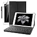BORIYUAN iPad Pro 9.7 Keyboard case Smart Case Stand Folio Leather Cover with Detachable Wireless Bluetooth Keyboard and Screen Protector +Stylus for Apple iPad Pro 9.7 inch (Black)