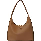 MaijjLyn Leather Hobo Bag Small Shoulder Purses for Women Slouchy Tote Handbag Vegan Leather Crescent Bag