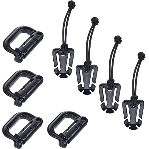 Black Color Grimloc Locking D-Ring (black)