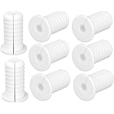 4pcs 3/4 Inch Cable Grommets for Starlink, Anti-Slip Cable Routing Kit | Split Wall Hole Pass Through Bushing Grommet for Ethernet/TV Wires Waterproof Cord Protection Accessories(19mm Dia, White)
