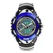 Aposon Kids Sports Digital Watch for Boys Girls Outdoor Analog Quartz Military Wrist Watches Waterproof LED Screen Dual Time Electronics Watch with Night Light Alarm Chronograph Stopwatch - Blue