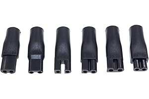 Power Plug 5.5 X 2.1mm Male to C8 Tail Female Adapter Connector Cable Conversion Plug for Shaver Hair Shavers Connector Repla