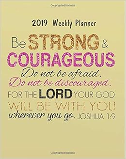 Amazoncom 2019 Weekly Planner Bible Verses Weekly Daily - 