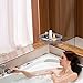 HI HOMEIDEAS Shower Caddy Corner Shower Basket Stainless Steel Bathroom Shower Organizer Rustproof,Wall Mount,Brushed Finish