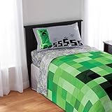 Minecraft Kids Twin 3 pc Bedding Sheet Set