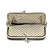 Generic Women Floral Exquisite Clasp Coin Purse Cards Case Flowers Print Wallet For girls (Black)