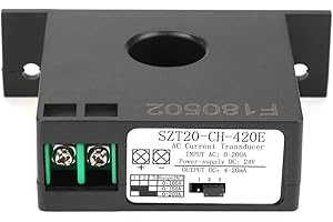 Current Transmitter, AC Current Transmitter, SZT20 CH 420E Current Transducer Transmitter Transformer Sensor AC Current, Open