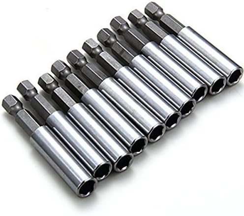 Rocaris 10 Pack Magnetic Extension Socket Drill Bit Holder