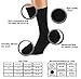 PETANI Mens Socks, 3 pack Rich European Dress Organic Cotton Socks Men Black (XL)