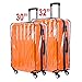 BlueCosto Clear PVC Travel Luggage Protectors Suitcase Cover 30