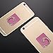 Finger Grip Phone Ring Holder Stand by Sixty Six Cellphone Kickstand for iPhone 7, 7Plus 6/6s, Plus, 5, 5S/C/SE, Samsung Galaxy S8/S8 Plus, S7, Edge, S6, Edge, S5, Note 4, All Tablet - Rose Gold