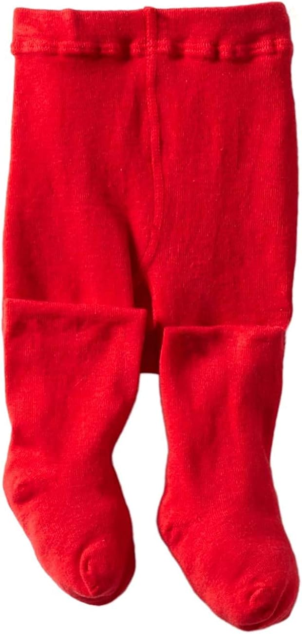 Jefferies Socks Baby Girls' Seamless Organic Cotton Tights: Infant And Toddler Tights: Clothing