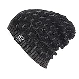 Clearance! Slouchy Cable Knit Beanie Chunky