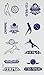 Amscan Volleyball Temporary Tattoos - 2' x 1 3/4', Assorted Designs, 16 Pcs