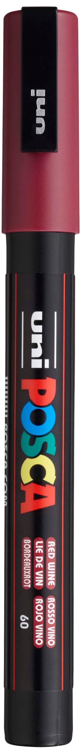 Uni-Ball Posca Fine Bullet Tip Marker - Red Wine