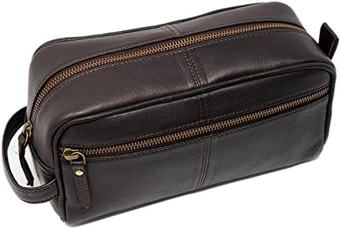 Genuine leather Toiletry Bag for Men travel kit dopp kit Groomsmen Shaving Kit Brother Gift For Boyfriend Gift For Husband Gift Father Gift For Men