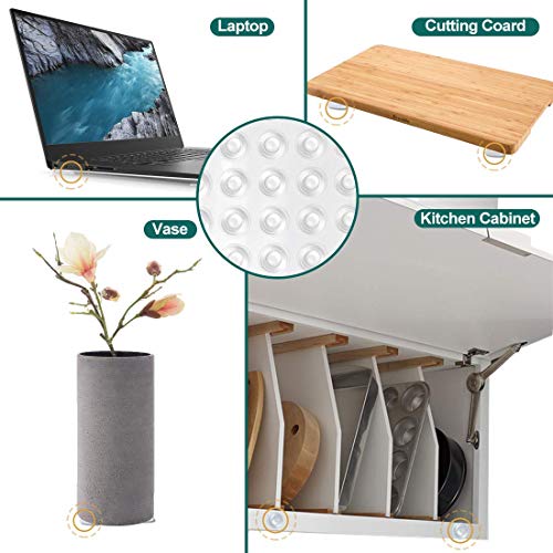 Door Bumpers Pack of 200 Self Adhesive Bumpers Pads, Sound