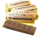 Amber Lyn Sugar Free Milk Chocolate Coconut Macadamia Candy Bar 15/pk