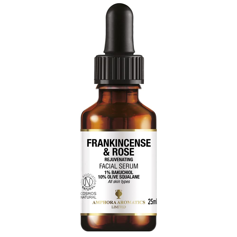 Amphora Aromatics Frankincense & Rose Bakuchiol Face Serum 25ml