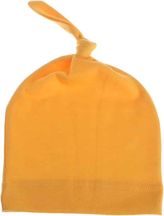 yellow baby beanie hat