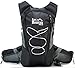 Hydration Pack with FREE 2L Water Bladder by Raw Mountain. Rucksack great for Outdoors, Running, Hiking, Climbing & Cycling. Adjustable Shoulder & Waist Straps to fit Men, Women, Kids (Midnight Black)