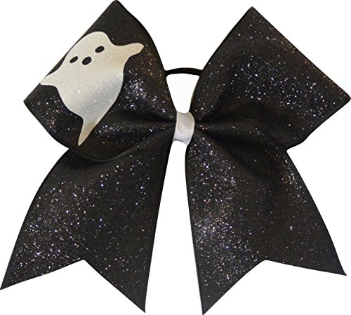 Sparkle Bows Cheer Ghost Glitter Cheer Bow Halloween
