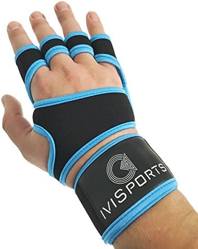 IVISPORTS Cross Training Gloves with Wrist Support for Fitness, Workout, Weightlifting with Non-Slip Silicone Padding Suits Both Men & Women