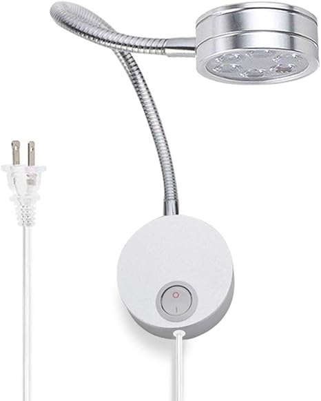 white reading light