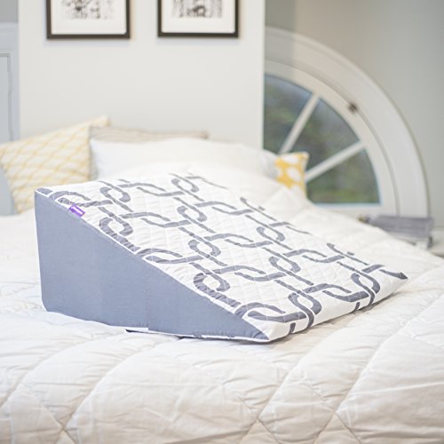 DMI Bed Wedge Pillow and Triangle Wedge with Elevated Incline for Neck Pain, Headaches, Reflux