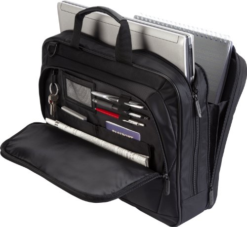 Targus CityLite Laptop Briefcase Shoulder Messenger Bag for 15.6-Inch Laptop, Black (TBT053US)