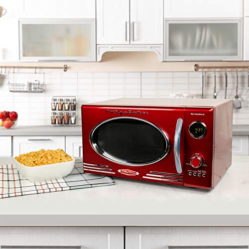 4 Nostalgia+RMO4RR+Countertop+Microwave+Pre+Programmed