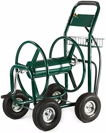 Garden Water Hose Reel Cart 300FT Outdoor Heavy Duty Yard Water Planting New