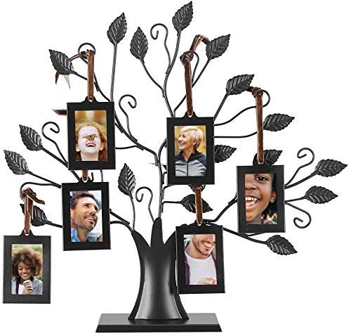 Wifehelper Tree Picture Frame - Fashionable Family Photos Frame Display Tree with Hanging Pictures Frames Home Decor Good Gift(S)