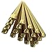 Walmeck 20pcs 1.6mm333mm Brass Gas Brazing Rod No Need Solder Powder