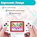 Douddy 16 Bit Handheld Games for Kids Adults Built in 220 HD Games 3.0'' Screen Rechargeable Electronic Handheld Video Game Player Birthday Gift (Red)