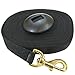 Intrepid International Lunge Line with Rubber Stopper, Black, 25-Feet