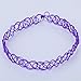 YAZILIND Purple Vintage Stretch Gothic Tattoo Henna Choker Hippy Necklace Elastic 80s 90s
