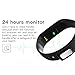 iSTYLE M2 Smart Band Bluetooth Wristband Blood Pressure/Blood Oxygen/ Sleep monitor /Heart Rate Monitor/Pedometer Fitness Tracker For IOS Android Smart Phone (Black)