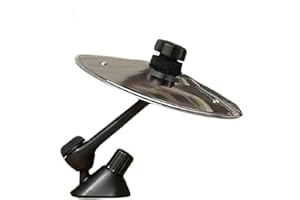 Car Cymbal, Mini Crash Cymbals for Car Vent, Car Drum Cymbal, Fun Musical Car Accessories, Fits All Cars (silver)