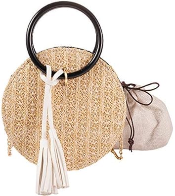 small straw shoulder bag