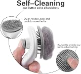 THE ONE Self-Cleaning Dog and Cat Slicker Brush Grey view 7