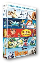 5 Films Pour Toute La Famille : L'age De Glace + Bartok Le Magnifique + Brisby Et Le Secret De Nimh + Les Aventures De Zak Et Crysta + Horton - Pack