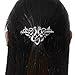 Viking Celtic Hair Sticks Hairpin-Viking Hair Clip Men Antique Silver Hair Sticks Hairpin Triangle Clips for Long Hair Stick Slide Irish Hair Accessories Celtic Knot Hair Pin Viking Jewelry Women