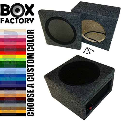 2 NEW 5.25" inch speaker box enclosure with grill cover car